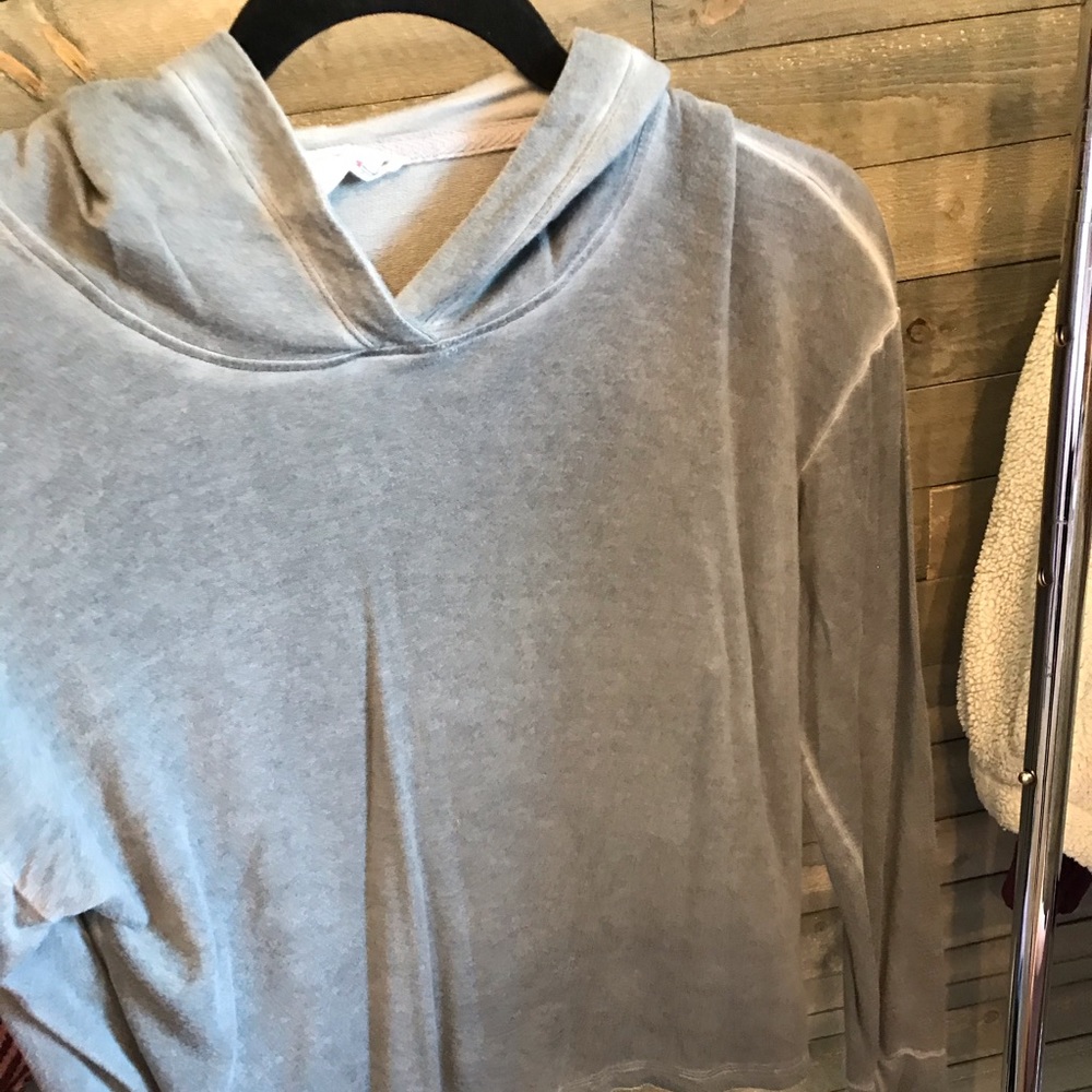 Gray hoodie size small